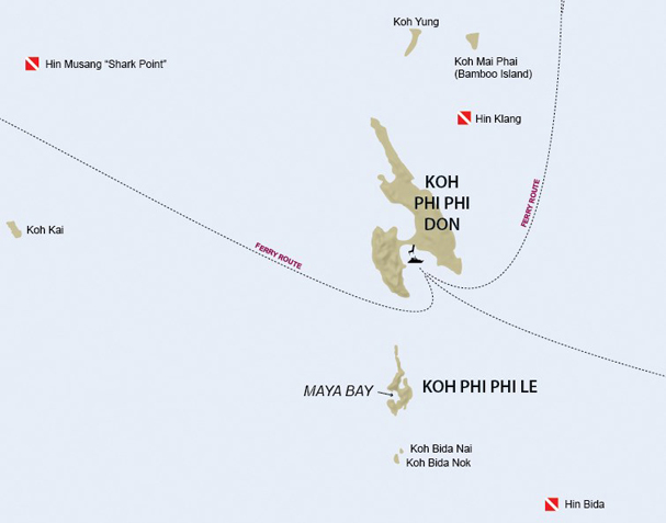 Koh Phi Phi & surroundings